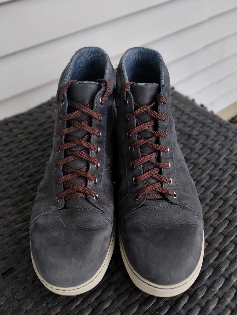 L.L.Bean Mountainside TEK 2.5 Waterproof Chukka Boots Men’s 10.5 M Blue Leather